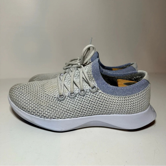 Allbirds Tree Dashers TD Running Shoes White & Blue Mens US Size 12 (270 Box 31) - Picture 2 of 9